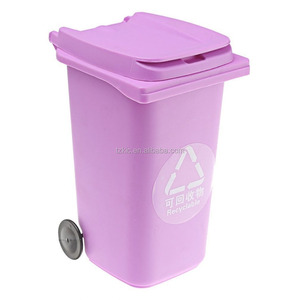 البلاستيك مصغرة حركة بهلوانية بالدراجة بن مكتب مرتب حامل قلم الأخضر - Product Image 6