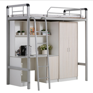 Litera de Metal con escalera/mesa para niños, muebles para Loft, escuela, litera, nuevo - Product Image 4