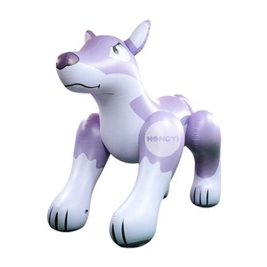 Fabricante de diseño lindo tienda de mascotas caja de PVC de regalo promocional <span class=keywords><strong>muñeca</strong></span> de perro inflable - Product Image 1