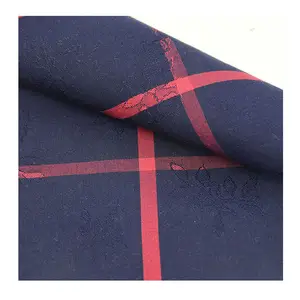 high quality 100% pure cotton fabric shirt jacquard dobby weave plain cloth