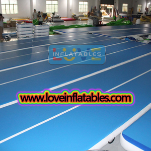 Colchoneta inflable para gimnasia, pista de caída de aire para gimnasio, <span class=keywords><strong>3M</strong></span>, 5M, 6M, 8M, 10M, 12M - Product Image 3