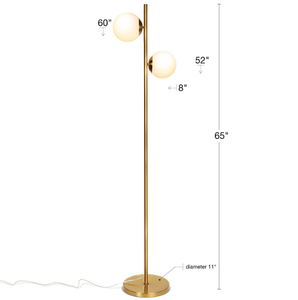 Meilleur Vente Moderne <span class=keywords><strong>Classique</strong></span> la Lumière De Plancher Intérieur En Verre Ombre De Fer Lampadaire - Product Image 5