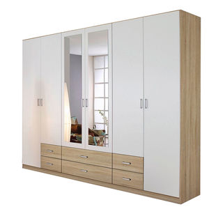 סגנון מודרני חדר שינה חדר ארונות עיצוב מלמין זול מלתחת ארון - Product Image 1