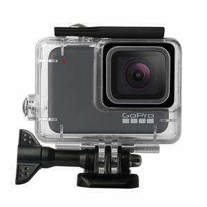 Coque étanche de plongée pour <span class=keywords><strong>Hero</strong></span> <span class=keywords><strong>7</strong></span> Argent/Blanc Coque de protection sous-marine 30M pour caméra d'action <span class=keywords><strong>GoPro</strong></span> Accessoires OEM Bienvenue - Product Image 2
