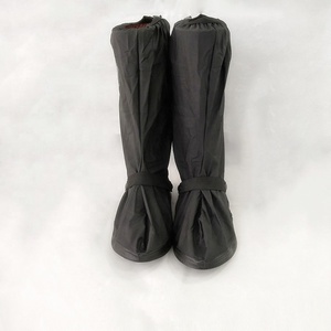 Couvre-chaussures de <span class=keywords><strong>pluie</strong></span> antidérapants en PVC pour <span class=keywords><strong>moto</strong></span>, couvre-bottes de travail imperméables avec réflecteur, vente en gros - Product Image 4
