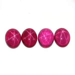Pietre preziose cabochon ovali/Zaffiro stellato <span class=keywords><strong>Rubino</strong></span> - Product Image 2