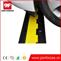 Rampes de protection de câbles en caoutchouc extra larges 9F à 2 canaux
