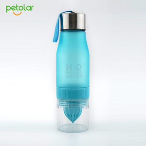 H2O Frutta Infusore Bottiglia di Acqua/Lemon Squeezer Bicchiere Bottiglia/Citrus Juicer Bottiglie di Acqua di Plastica di acqua Potabile Diretta All'aperto TOUR