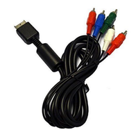 1.8m RCA AV Audio vidéo composant Composite câble pour PS1 PS2 PS3