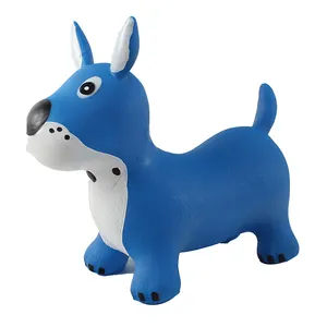 jumping inflatable cartoon animal toy dog