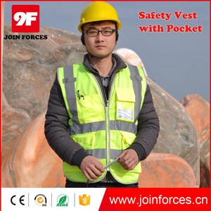 Gilet <span class=keywords><strong>de</strong></span> construction <span class=keywords><strong>de</strong></span> haute qualité avec poches Gilet <span class=keywords><strong>de</strong></span> sécurité personnalisable avec logo - Product Image 3