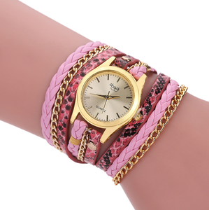 Orologio da Polso Dorato per Donna, Casual, con Bracciale, Quadrante Rotondo con Cristalli, Orologio di Lusso - Product Image 6
