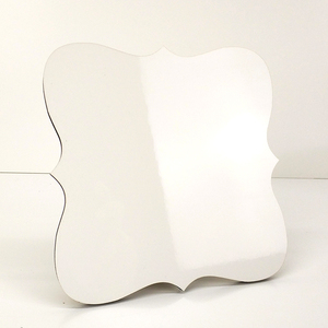 Cornice commemorativa regalo simpath legno marrone tavola posteriore cornice foto sublimazione trasferimento di calore 140*140*5mm - Product Image 2