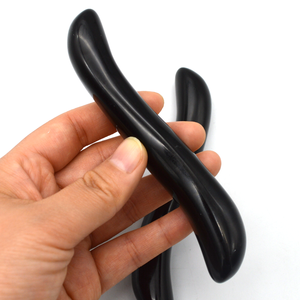 Gül kuvars <span class=keywords><strong>Yoni</strong></span> değnek kristal yapay penis yetişkin seks oyuncakları S şekilli siyah obsidyen zevk değnek kadınlar için sertifikalı taşlar - Product Image 3