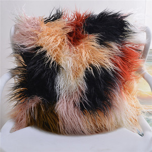 <strong>Long</strong> Wool <strong>Cushion</strong>,Luxury Fashion Faux Fur Pillow,For Chair &amp; Sofa - Product Image 3