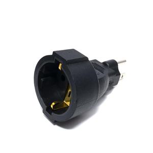 Industrial NEMA 5-15P to EU Schuko Female 15A 250V US 3Pin Male to <strong>Euro</strong> Schuko Female <strong>Adapter</strong> with 2 Outlets - Product Image 3