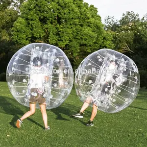 热销成人和儿童TPU和PVC车身Zorb保险杠球服充气气泡足球