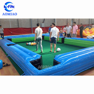 Erstaunlicher Fabrik preis Aufblasbarer Billardtisch Fußball Aufblasbarer <span class=keywords><strong>Snooker</strong></span> Ball Dreieck Spiel Spielplatz Feld für Team building - Product Image 6