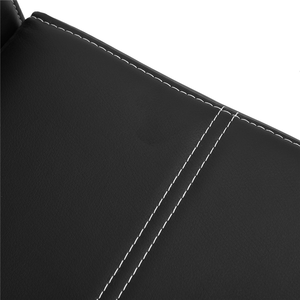 レザー<span class=keywords><strong>Z</strong></span>字型ダイニングチェアダイニングチェアクロームブラックデザインメタルシンプルホーム家具ダイニングルーム用モダンチェア - Product Image 5