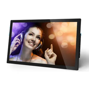 HD 27 "인치 와이파이 네트워크 간판 LCD LED 디스플레이 안드로이드 모니터 인터넷 광고 화면 소매 POP 디스플레이