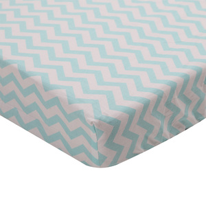 Sábanas de cuna de algodón ajustadas para bebés hipoalergénicas, suaves y cómodas, transpirables, sábanas de colchón para niños pequeños - Product Image 6
