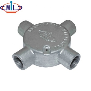 BS 4568 Giao Lộ Điện Conduit 4 Way Hộp Tròn - Product Image 3