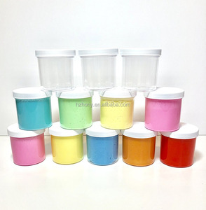 Barattoli per Slime da 6oz, Contenitori Trasparenti Multiuso con Coperchio Bianco per Colla, Pasta Modellabile, Arte, Artigianato e Hobby, Confezione da 6 - Product Image 2