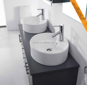 Pared de madera maciza flotante de baño doble tocador de lavamanos <span class=keywords><strong>UM</strong></span>-003 - Product Image 6