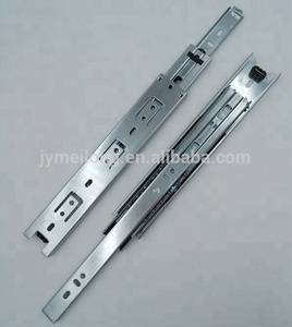 Meilong phần cứng JieYang phần cứng Nhà cung cấp Ngăn kéo trượt đường sắt cho bàn máy tính/ba đường ray ngăn kéo kênh Kính thiên văn trượt - Product Image 3