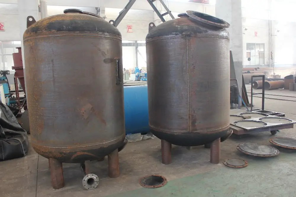 Paslanmaz çelik kum filtresi/aktif karbon medya filtresi tankları su arıtma