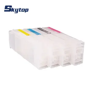 refillable refill ink cartridge 80 for hp designjet 1050 1050c 1055 1055cm with decoded chip card