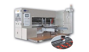 Cartón corrugado plomo borde alimentación impresora flexográfica con cortador de la máquina de impresión flexográfica - Product Image 3