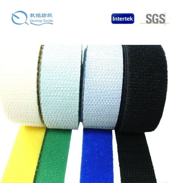 Customize size high quality nylon back to back hook and loop on roll