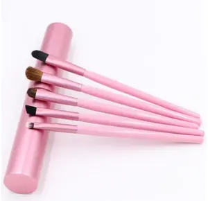 5 pz eyeshadow brush set portatile di piccole dimensioni ombretto pennelli cosmetici brush set