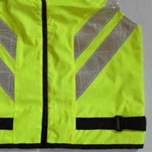 <span class=keywords><strong>Veste</strong></span> <span class=keywords><strong>sans</strong></span> manches réfléchissante jaune fluorescent - Product Image 5