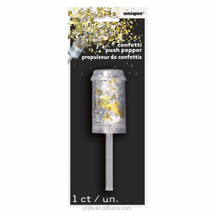 Popular High Quality Plastic <strong>Wedding</strong> / Party Decoration Push-pop <strong>Confetti</strong> - Product Image 4