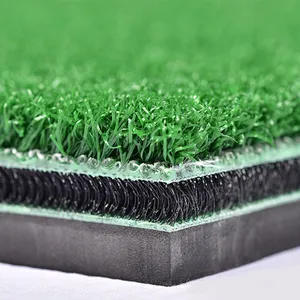 The most comfortable anti-striking nylon turf 3D golf swing mat for golf training aids