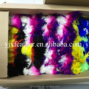 Plumes de coq teintes à trois couleurs, enfilées, pour selle, à prix abordable - Product Image 6