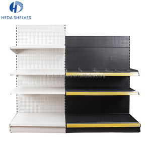 ציוד מתלה מדפי גונדולה מתכת תצוגת מכולת חנות בשימוש קניות סופרמרקט מדפים/מדף - Product Image 2