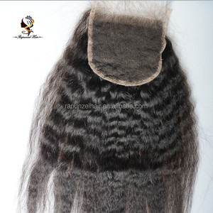 Paquetes de armadura de cabello brasileño recto rizado alineado <span class=keywords><strong>Cultic</strong></span> completo de grado 9A con cierre de encaje cabello Remy de Color Natural barato - Product Image 6