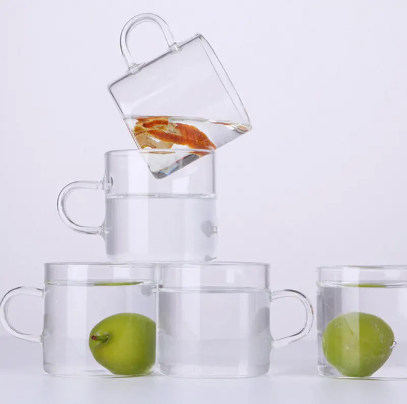 Sistema solto de chá, copo de chá de vidro chinês com infusor 500ml