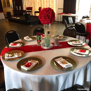 Wedding Bride and Groom <strong>Table</strong> Decoration Cheese Cloth <strong>Table</strong> <strong>Runner</strong> - Product Image 2