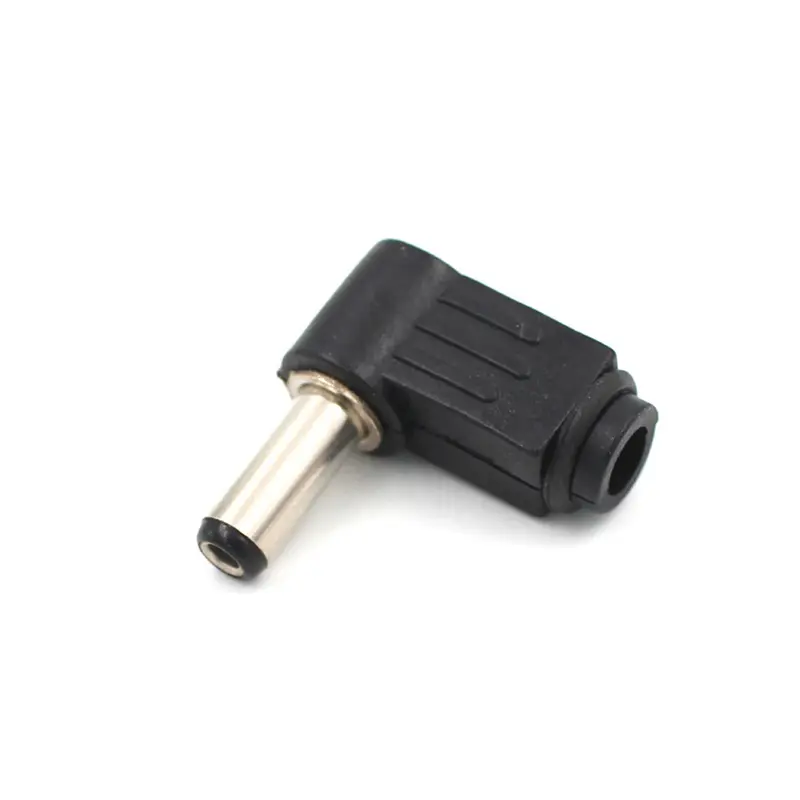 High Quality PA5525WL135-90 Black Yellow 90 Degree 180 Degree DC Adapter Assembled Type 5.5x2.5mm Connector Plug//