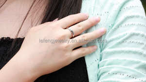 Platinum Wedding <strong>Ring</strong> Sets,<strong>matching</strong> <strong>Couples</strong> <strong>Rings</strong> for Engagement - Product Image 4