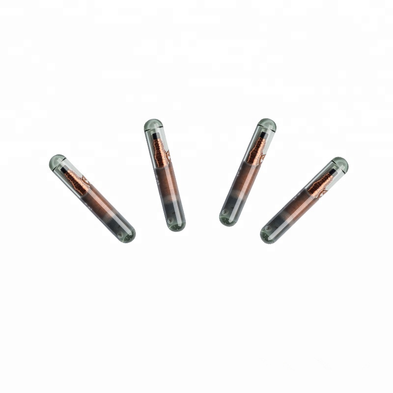 125 кГц 2,12x12 мм животного микрочип RFID тег стекла