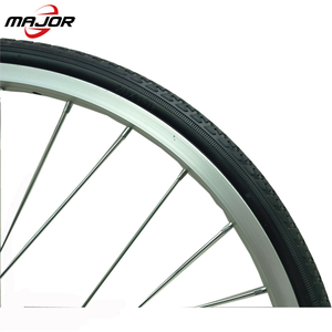 Roda traseira de pneu de espuma de poliuretano de 20 polegadas, roda com aro de aço, para bicicleta 20x1 3/8 - Product Image 3