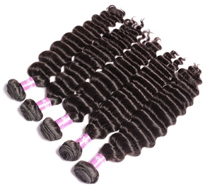 Enrollamiento grande 22 pulgadas remy virginal peruana del pelo <span class=keywords><strong>de</strong></span> <span class=keywords><strong>la</strong></span> trama para <span class=keywords><strong>feria</strong></span> - Product Image 5