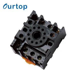 OURTOP Automatic Voltage Regulator Qsn6.5-0.1 Auto Micro Relay Socket With Wire