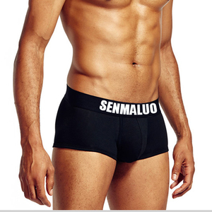 Logo personalizzato <span class=keywords><strong>in</strong></span> vita <span class=keywords><strong>in</strong></span> <span class=keywords><strong>cotone</strong></span> <span class=keywords><strong>mutande</strong></span> per uomo mens pugili della biancheria intima - Product Image 4