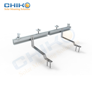 4Kw hợp kim nhôm phẳng mái ngói năng lượng mặt trời Hệ thống kệ năng lượng mặt trời gắn Chân đế cho mái gắn - Product Image 3